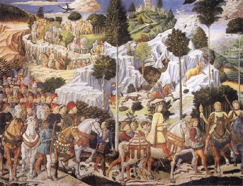 Benozzo Gozzoli Procession of the Magi